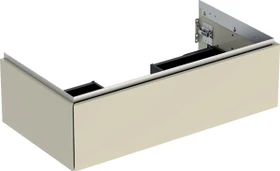 Geberit ONE Unterschrank für Waschtisch, mit einer Schublade, 90cm, sandgrau/lackiert hochglanz