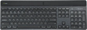Targus EcoSmart Solar Keyboard, schwarz, Bluetooth, UK (AKB868UK)