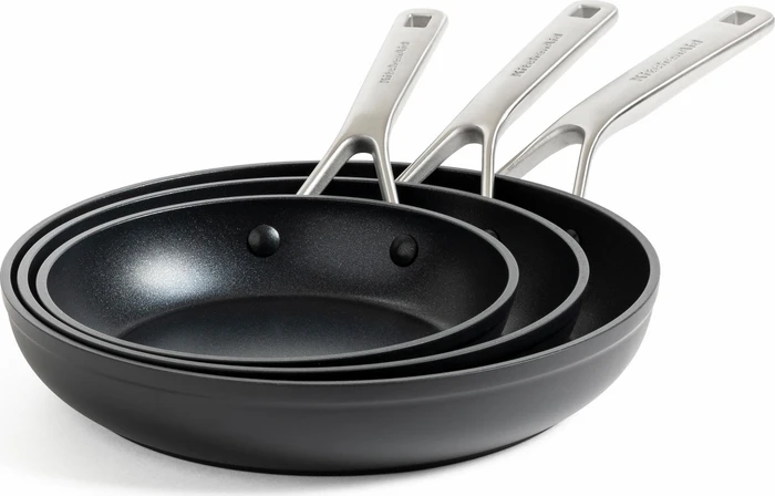 KitchenAid CC005699-001 Forged Hardened Bratpfannen-Set, 3-tlg.