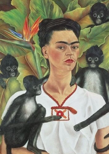 Piatnik Frida Kahlo - Selbstbildnis mit Affen
