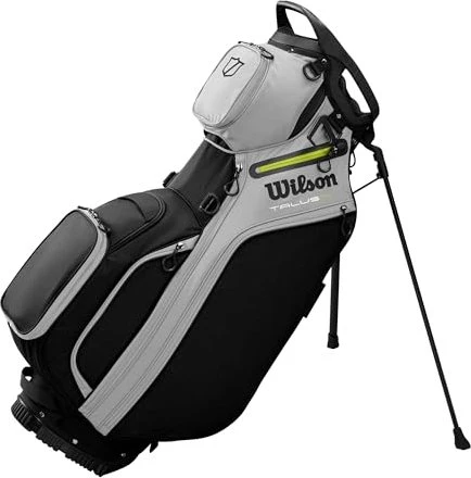 Wilson Talus Standbag Golftasche schwarz/grau/gelb