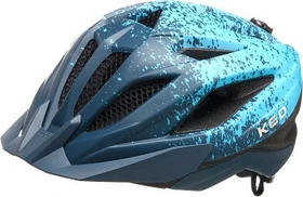 KED Street Pro Kinderhelm deep blue cyan matt