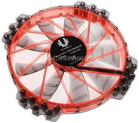 BitFenix Spectre Pro LED schwarz/rot, 200mm