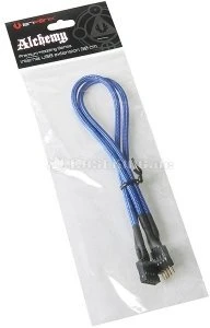 BitFenix Alchemy interne USB-Verlängerung, 0.3m, sleeved blau