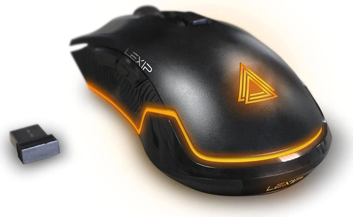Lexip Ar18 Aero Speed Wireless Gaming Mouse schwarz, USB