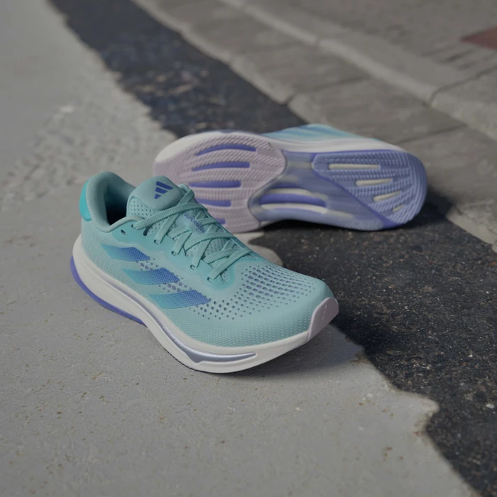 adidas Supernova Rise semi flash aqua/cobalt blue/blue spark met. (Damen)