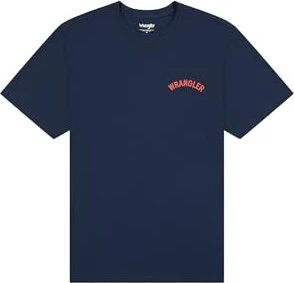 Wrangler Graphic T-Shirt kurzarm navy (Herren)