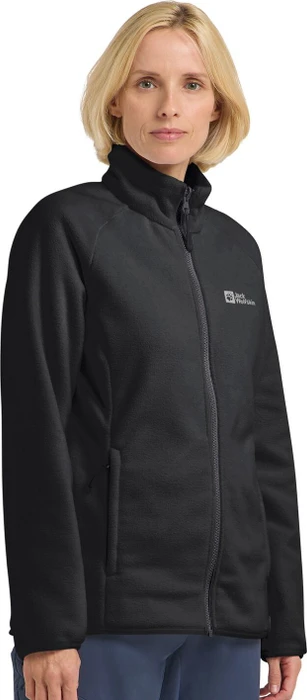Jack Wolfskin Moonrise Full-Zip Fleece Funktionsjacke schwarz (Damen)