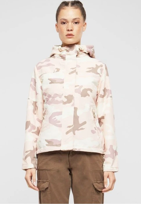Brandit Windbreaker Frontzip Jacke candy camo (Damen)