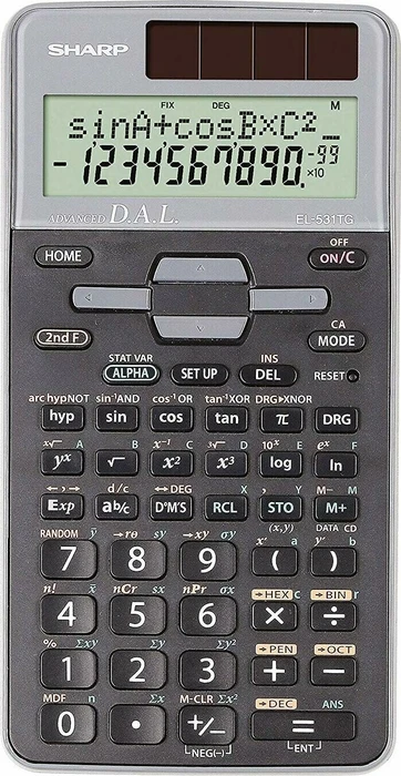 Sharp EL-531TG, schwarz/grau