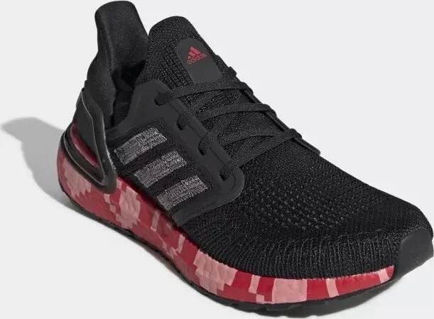 adidas Ultraboost 20 core black/glory pink/scarlet (Damen)