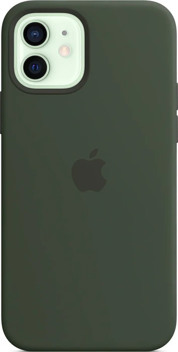 Apple Silikon Case mit MagSafe für iPhone 12/iPhone 12 Pro zyperngrün