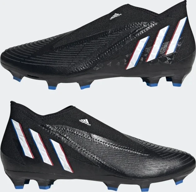 adidas Predator Edge.3 Laceless FG core black/cloud white/vivid red (Herren)
