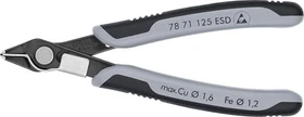Knipex Electronic Super Knips Elektronik-Seitenschneider, 12.5cm