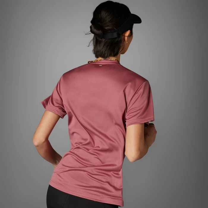 adidas Run It Laufshirt kurzarm rosa (Damen)
