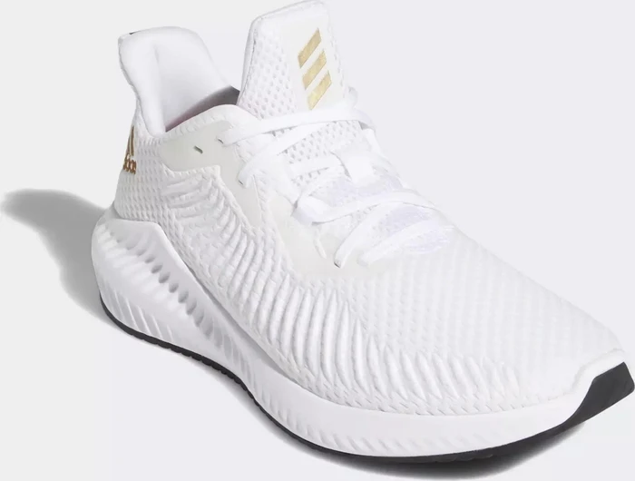 adidas Alphabounce+ cloud white/copper metallic/core black (Damen)