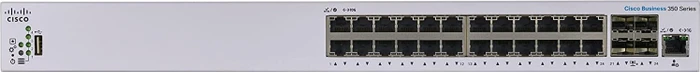 Cisco Business 350 Rackmount 10G Managed Switch, 20x RJ-45, 4x RJ-45/SFP+