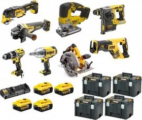 DeWalt DCK865P4T Kombopack Akku-Maschinenset inkl. Koffer + 4 Akkus 5.0Ah
