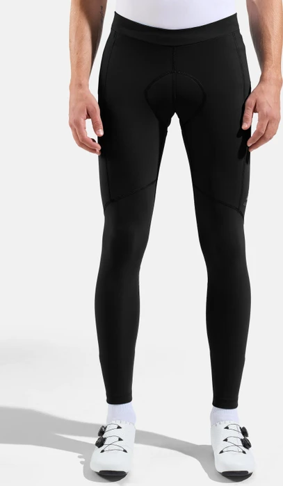 Odlo Zeroweight Warm Tights Fahrradhose lang schwarz (Herren)
