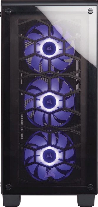 Corsair Crystal Series 460X RGB schwarz, Glasfenster