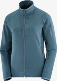 Salomon Essential Lightwarm Fleece Funktionsjacke midnight navy (Damen)