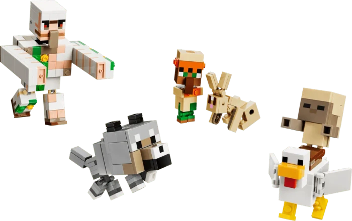 LEGO Minecraft - Angriff des Hühnerreiters in der Wüste