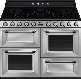 Smeg Victoria TR4110IX2 Dreifach-Elektroherd mit Induktionskochfeld