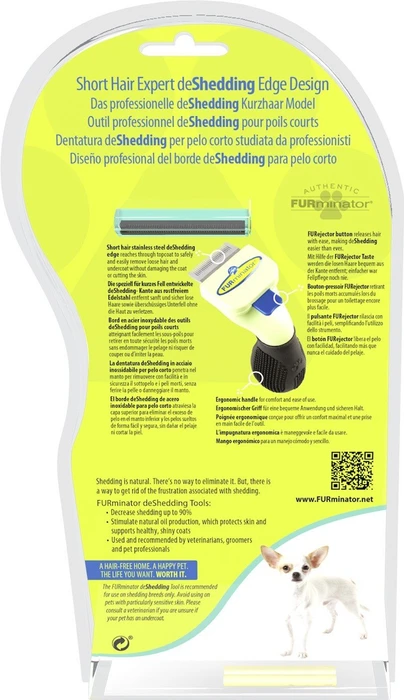 FURminator deShedding Tool für sehr kleine Hunde mit kurzem Fell, Version 1