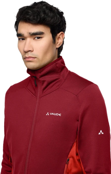 Vaude Monviso Fleece II Jacke carmine/glowing red (Herren)