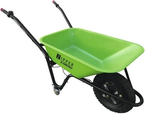 Zipper ZI-EWB500LI Akku-Motorschubkarre inkl. Akku 6.0Ah