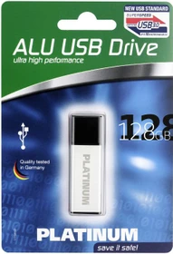 BestMedia Platinum HighSpeed ALU 128GB, USB-A, USB 3.2 Gen 1×1
