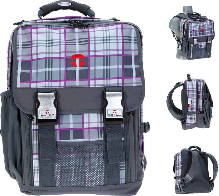 Take It Easy London Kilt Schulrucksack