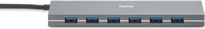 Hama USB-Hub 7 Ports, 1x USB-C 3.0, 6x USB-A 3.0, USB-C 3.0/USB-A 3.0 [Stecker]