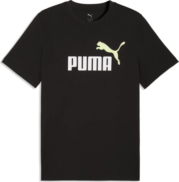 Puma Essentials 2 Colour No. 1 Logo T-Shirt kurzarm puma black/apple spritz (Herren)