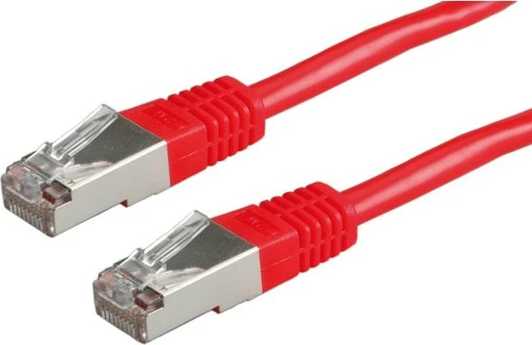 Value Patchkabel, Cat6, S/FTP, RJ-45/RJ-45, 10m, rot