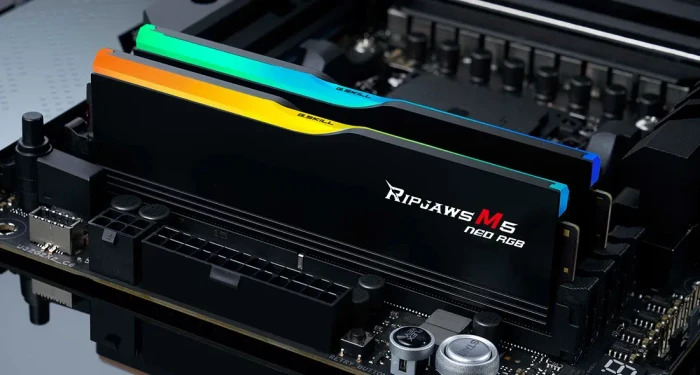 G.Skill Ripjaws M5 Neo RGB schwarz UDIMM 32GB Kit, DDR5-6000, CL36-36-36-96