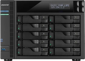Asustor AS6210T, 4GB RAM, 4x RJ-45 1000Base-T, 3x USB-A 3.0 (90IX00X1-BW3S10)