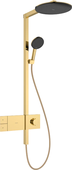 Hansgrohe Raindance Alive S Showerpipe 300 1jet EcoSmart mit ShowerSelect Comfort polished gold optic