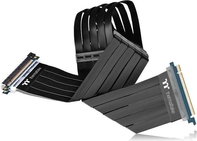Thermaltake TT Premium PCI-E Extender Riser Card Cable, gerade, PCIe 3.0, 1m