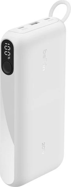 Belkin BoostCharge Powerbank 20K mit Display weiß