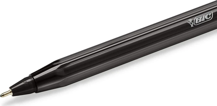 BIC Cristal Exact 0.3mm Kugelschreiber (Mine) schwarz/transparent, 20er-Pack