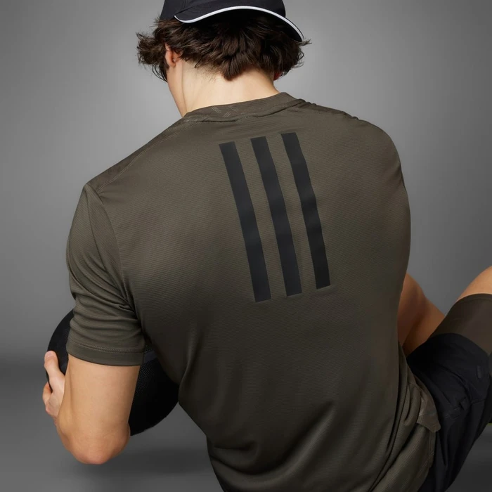 adidas Power Workout Funktionsshirt kurzarm shadow olive/black (Herren)