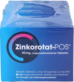 Zinkorotat-Pos Filmtabletten, 500 Stück