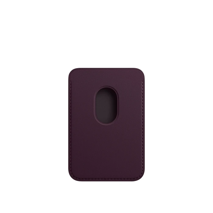 Apple iPhone Leder Wallet mit MagSafe Dunkelkirsch