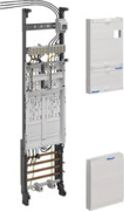 Hager Komplettfeld univers Z, 2 ZP, BKE-I, OKK, 1050mm, 1-feldig, PV-Übersch./Kaskade (ZH3EZ12PN)