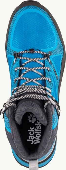 Jack Wolfskin Force Striker Texapore Mid blue/lime (Herren)