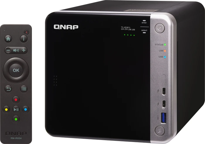 QNAP Turbo Station TS-453BT3-8G, 8GB RAM, 1x RJ-45 10GBase-T, 2x RJ-45 1000Base-T