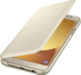 Samsung EF-WJ730CF Flip Wallet für Galaxy J7 (2017) gold