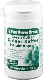 The Nutri Store Grüner Kaffee Extrakt 300mg Kapseln, 60 Stück