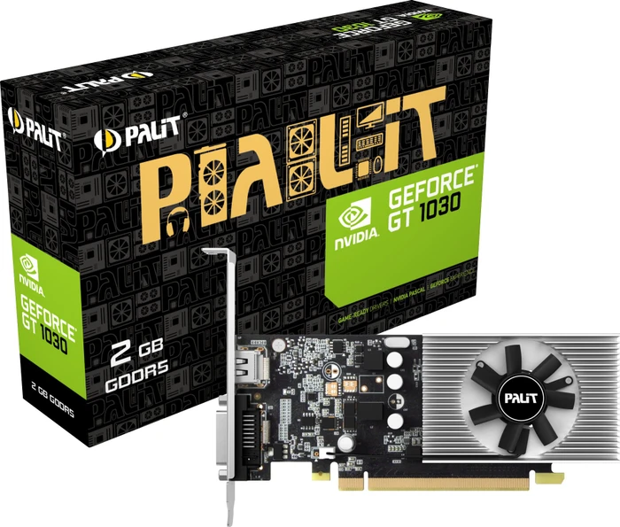 Palit GeForce GT 1030, 2GB GDDR5, DVI, HDMI